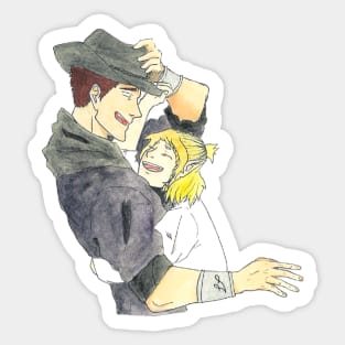 Remy and Lilli Embrace Sticker